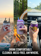 Soda Can Lid with Straw – Turns cans into cups