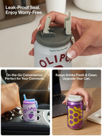 Soda Can Lid with Straw – Turns cans into cups